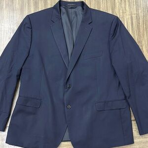 Ralph Lauren Blue Sport Coat with Structured Shoulders